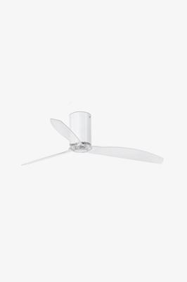 Вентилятор  Faro Ярко-белый / прозрачный потолочный вентилятор Mini Tube Fan арт. 061235
