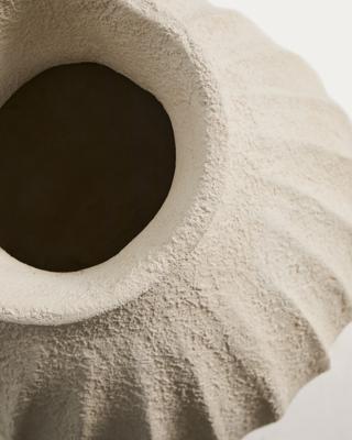 Ваза La Forma (ех Julia Grup) Ваза Arquena из папье-маше бежевого цвета, 67 см арт. 481893