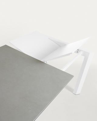 Стол La Forma (ех Julia Grup) ATTA Стол 140 (200) x90 белый, керамика арт. 045452