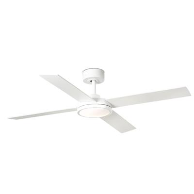 Вентилятор  Faro Потолочный вентилятор SAINT Ш1320MM белый 4 PALAS белый 24W CCT арт. 183463