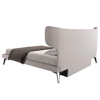 Кровать Angel Cerda Кровать 7160/GC1801 из светло-серой ткани 180x200 арт. 181579