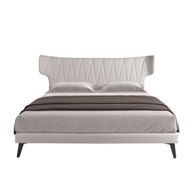 Кровать Angel Cerda Кровать 7160/GC1801 из светло-серой ткани 180x200 арт. 181579