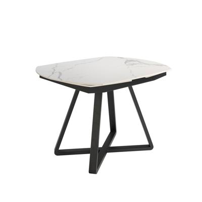 Стол Angel Cerda Обеденный стол D2055BB /1096 из керамики и черной стали арт. 115044