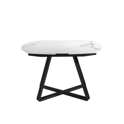 Стол Angel Cerda Обеденный стол D2055BB /1096 из керамики и черной стали арт. 115044