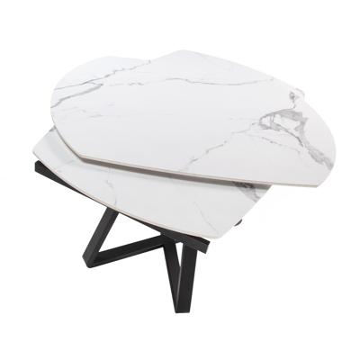 Стол Angel Cerda Обеденный стол D2055BB /1096 из керамики и черной стали арт. 115044