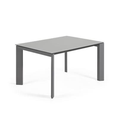 Стол La Forma (ех Julia Grup) Стол Atta 140 (200) x90 темно-серый, стекло арт. 051228