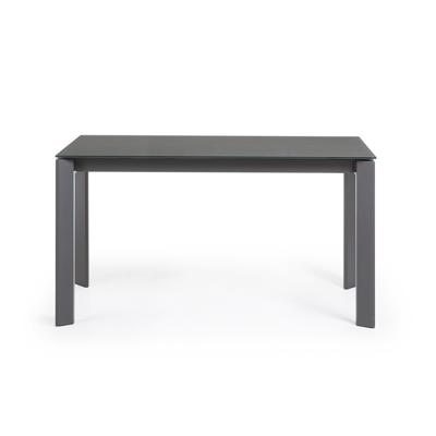 Стол La Forma (ех Julia Grup) Стол Atta 140 (200) x90 темно-серый, стекло арт. 051228