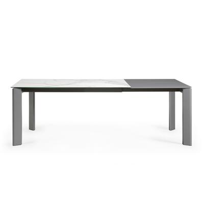 Стол La Forma (ех Julia Grup) Стол Atta 160 (220) x90 антрацит, керамика арт. 051240