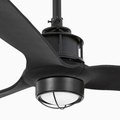Вентилятор  Faro Потолочный вентилятор с освещением JUST FAN M Ш1280 черный 3P черный 3000K арт. 469967