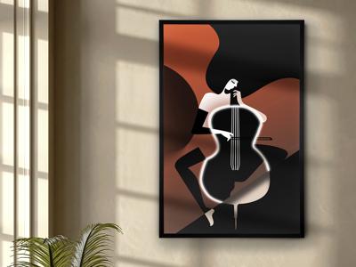 Постер Schuller Картина Violonchelo LED 80X120 арт. 215894