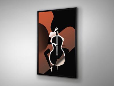 Постер Schuller Картина Violonchelo LED 80X120 арт. 215894