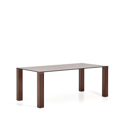 Стол La Forma (ех Julia Grup) Стол Adularia из коричневого закаленного стекла 200 x 100 см арт. 447715
