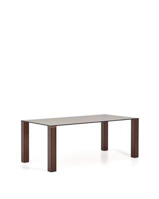 Стол La Forma (ех Julia Grup) Стол Adularia из коричневого закаленного стекла 200 x 100 см арт. 447715