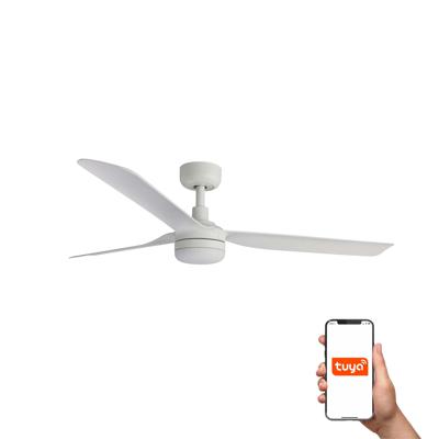Вентилятор  Faro Потолочный вентилятор PUNT Ш1300MM белый 3 PALAS LED 18W TUYA арт. 220057