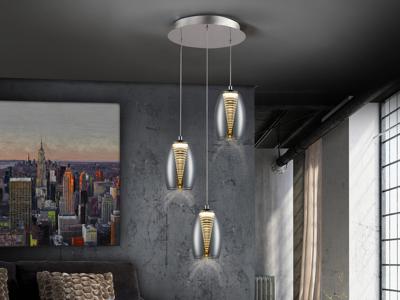 Подвесной светильник Schuller Подвесной светильник Nebula 3L LED хром арт. 057976