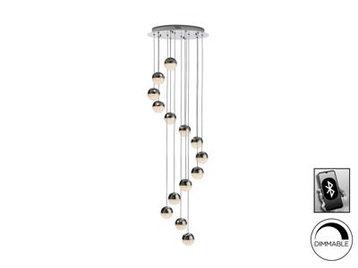 Подвесной светильник Schuller Подвесной светильник Sphere LED 14L Ø51 DIM BLUETOOTH хром арт. 109025