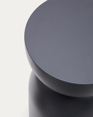 Столик La Forma (ех Julia Grup) Приставной столик Rachell металл с серой окраской Ø30,5 см арт. 264288