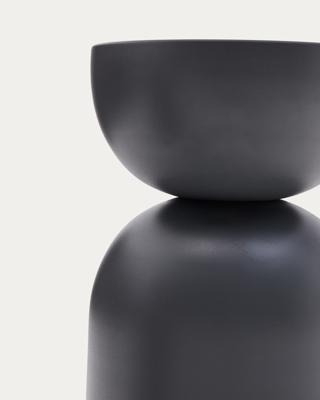 Столик La Forma (ех Julia Grup) Приставной столик Rachell металл с серой окраской Ø30,5 см арт. 264288