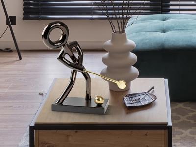 Статуэтка Schuller Golf Декоративная фигура -черный/золотой арт. 465797