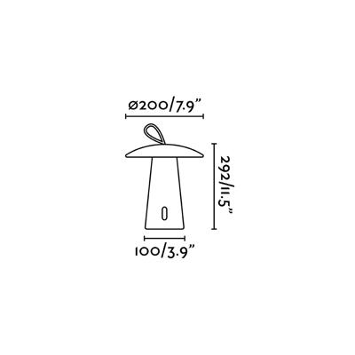Лампа Faro Переносной светильник Task белый арт. 078682