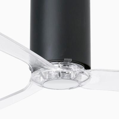 Вентилятор  Faro Матово-черный / прозрачный потолочный вентилятор Mini Tube Fan арт. 059111