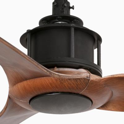 Вентилятор  Faro Потолочный вентилятор JUST FAN XS  черный/дерево Ø910mm арт. 070343