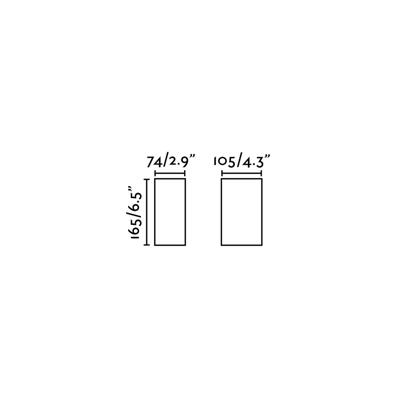 Бра Faro Уличное Blind бра белое 6W 3000K арт. 066770
