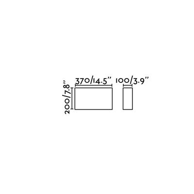 Бра Faro Бра квадратное Cotton-2 черное арт. 068596