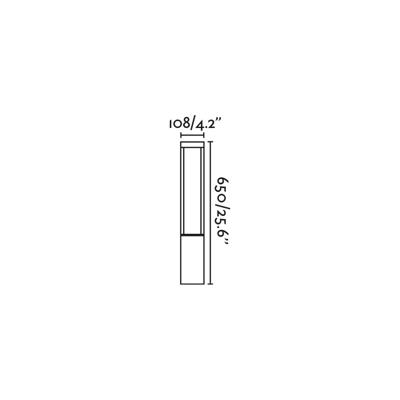 Светильник Faro AGRA 650 Проблесковый маячок коричневый 2700К арт. 184583