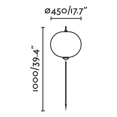 Светильник Faro Ландшафтный светильник Saigon серый / белый 1M R45 арт. 105617