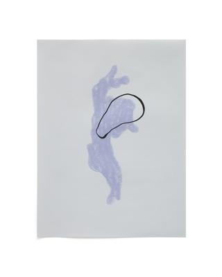 Постер La Forma (ех Julia Grup) Inca Печать бумаге в сине-белых тонах 42 x 56 см арт. 163457