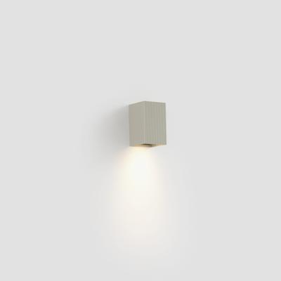 Бра Faro LUNE Серый квадратный настенный светильник с рифлением 1xGU10 арт. 220729