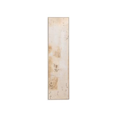 Постер La Forma (ех Julia Grup) Silpa темно-бежевая абстрактная картина, 182 x 47 см арт. 209886