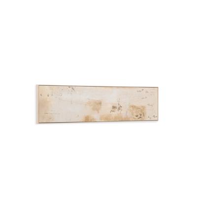 Постер La Forma (ех Julia Grup) Silpa темно-бежевая абстрактная картина, 182 x 47 см арт. 209886