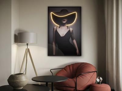 Постер Schuller Картина в раме Pamela LED 80X120 арт. 215868