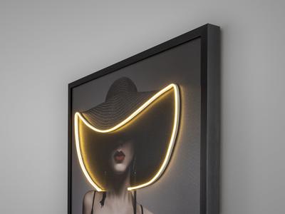 Постер Schuller Картина в раме Pamela LED 80X120 арт. 215868