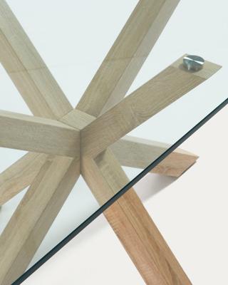 Стол La Forma (ех Julia Grup) Стол Arya 160x90 металл стекло арт. 051176