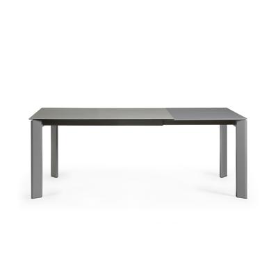 Стол La Forma (ех Julia Grup) Стол Atta 140 (200) x90 антрацит, серый, керамика арт. 051230