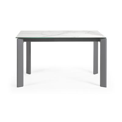 Стол La Forma (ех Julia Grup) Стол Atta 140 (200) x90 антрацит, керамика арт. 051232