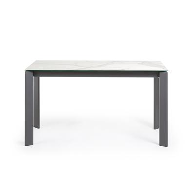 Стол La Forma (ех Julia Grup) Стол Atta 140 (200) x90 антрацит, керамика арт. 051232