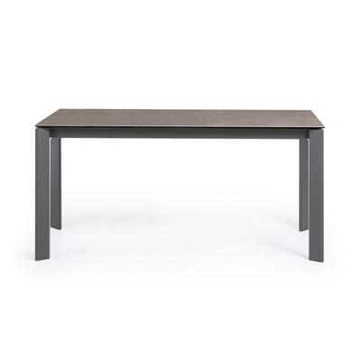 Стол La Forma (ех Julia Grup) Стол Atta 160 (220) x90 антрацит, серый, керамика арт. 051246