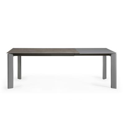 Стол La Forma (ех Julia Grup) Стол Atta 160 (220) x90 антрацит, серый, керамика арт. 051246
