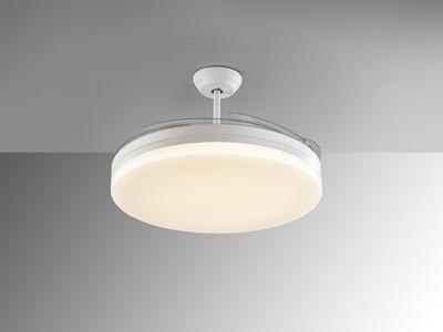 Вентилятор  Schuller Vento Вентилятор потолочный со светодиодом белый D80/150 DIM арт. 263322
