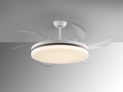 Вентилятор  Schuller Vento Вентилятор потолочный со светодиодом белый/бронзовый  D80/150 DIM арт. 263324