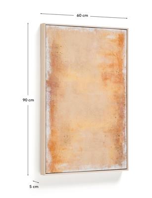 Постер La Forma (ех Julia Grup) Абстрактная картина Selnar желтая 60 x 90 см арт. 424905