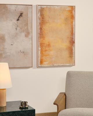 Постер La Forma (ех Julia Grup) Абстрактная картина Selnar желтая 60 x 90 см арт. 424905