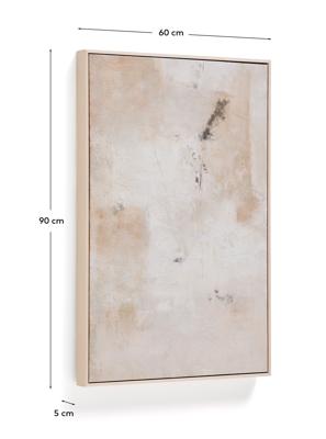 Постер La Forma (ех Julia Grup) Абстрактная картина Selnar бежевая 60 x 90 см арт. 424907