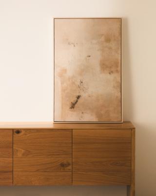 Постер La Forma (ех Julia Grup) Абстрактная картина Selnar бежевая 60 x 90 см арт. 424907