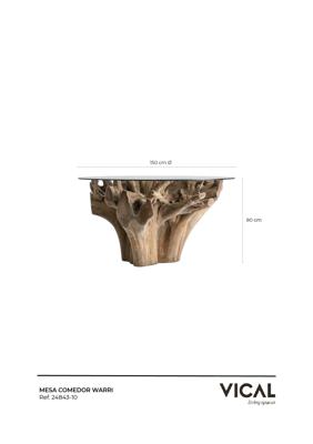 Стол Vical Обеденный стол Warri 150 см арт. 170561