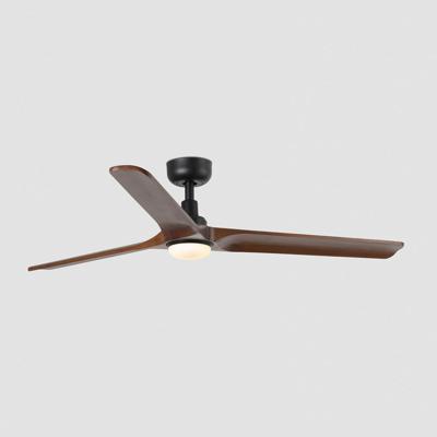 Вентилятор  Faro Вентилятор HEYWOOD L Ш1320mm черный / темное дерево 3P LED 10W CCT арт. 183341